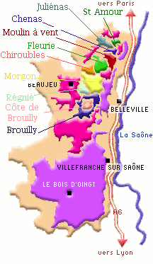 1 carte beaujolais