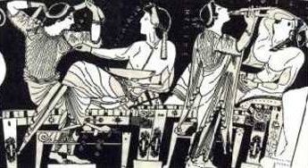 Images, qui représentent le vin, à l'époque l'antiquité. Origine de Grèce, de l'Egypte et de Rome...